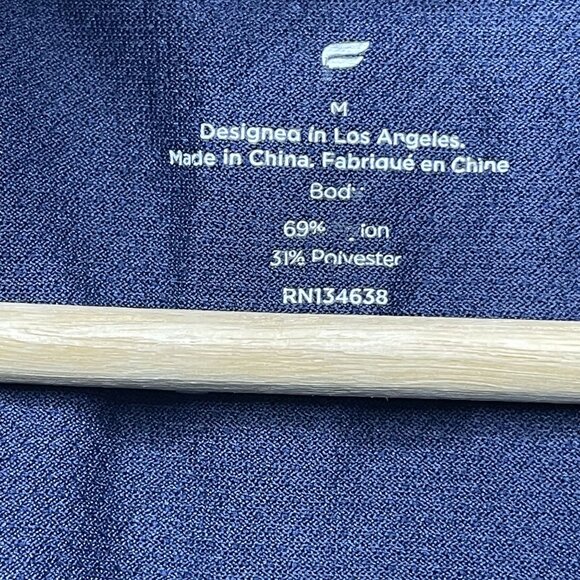 Fabletics Mens Navy Blue Tank Top M Sleeveless Activewear - Picture 3 of 5